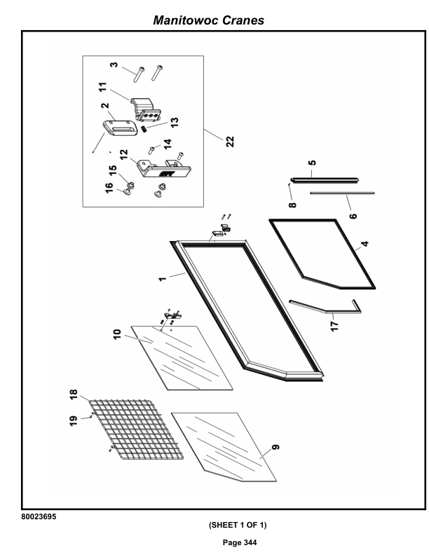 Grove RT880E Crane Parts Manual 233308 2013-2