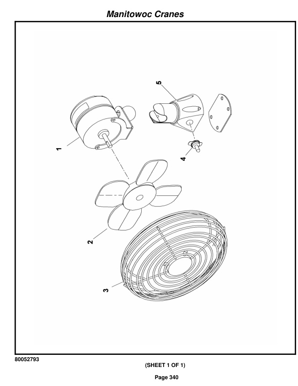 Grove RT880E Crane Parts Manual 233912 2016-2