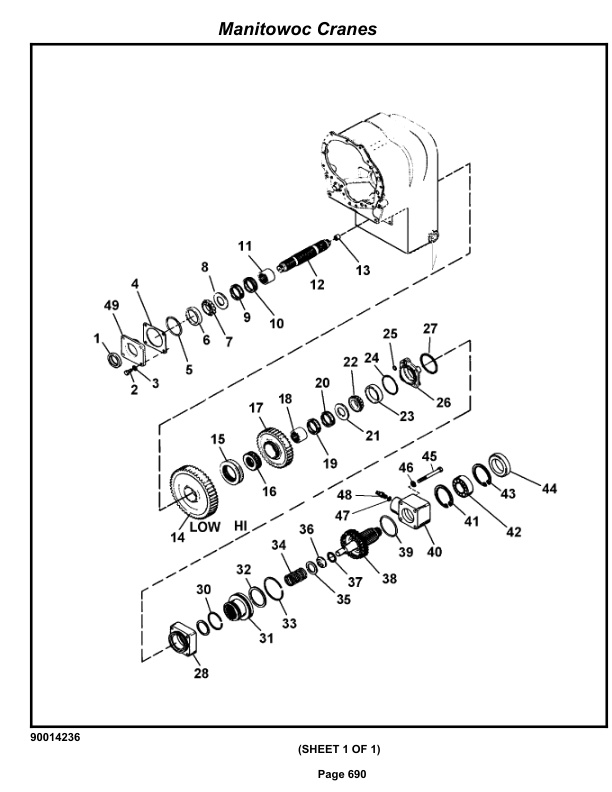 Grove RT880E Crane Parts Manual 234119 2013-3