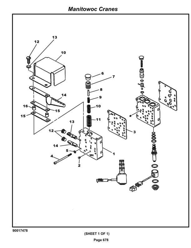 Grove RT880E Crane Parts Manual 234316 2020-3