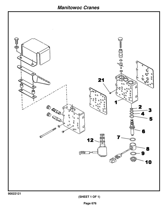 Grove RT880E Crane Parts Manual 234654 2015-3