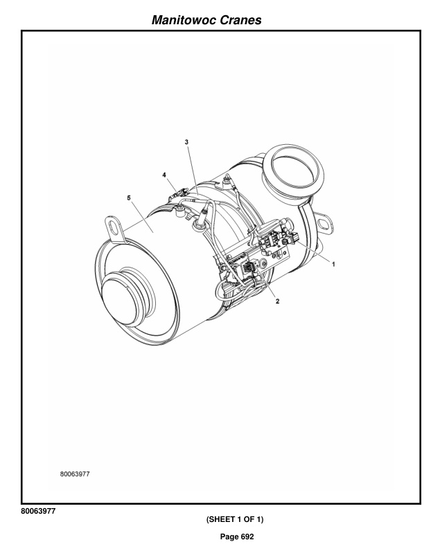 Grove RT880E Crane Parts Manual 235542 2016-3