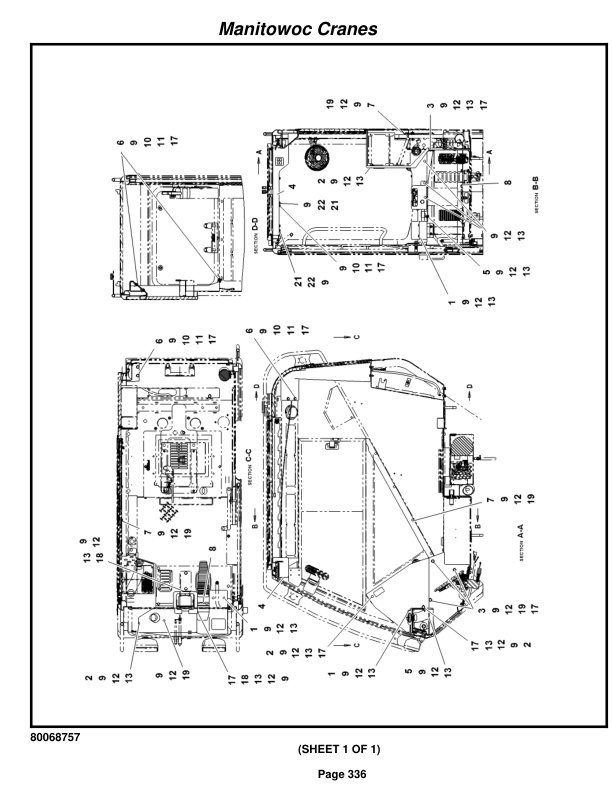 Grove RT880E Crane Parts Manual 235546 2016-2