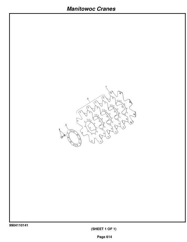 Grove RT880E3 Crane Parts Manual 225633 2010-3