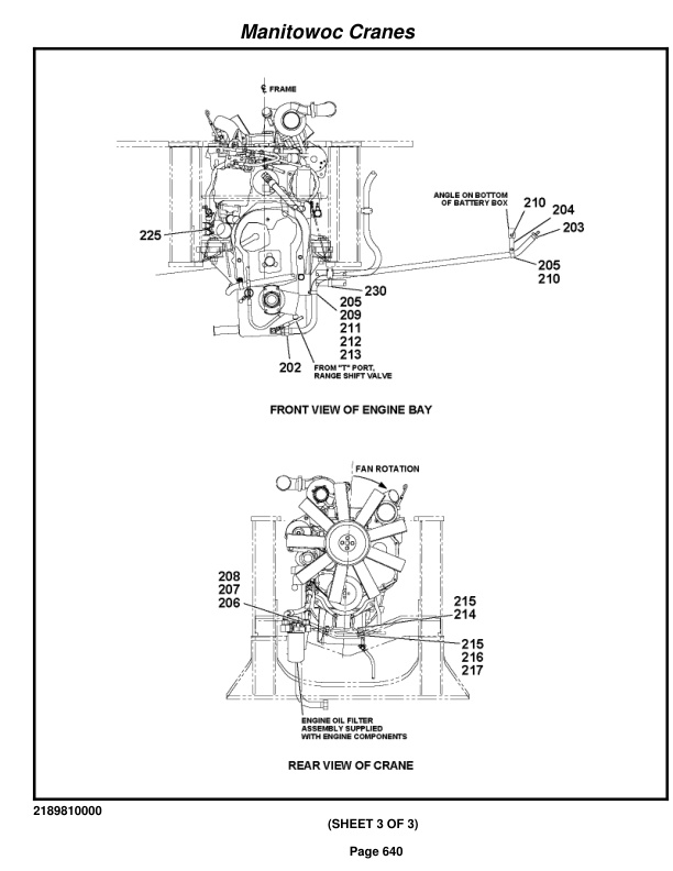 Grove RT890E Crane Parts Manual 223698 2015-3