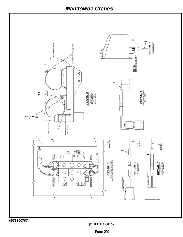 Grove RT890E Crane Parts Manual 225177 2016-2