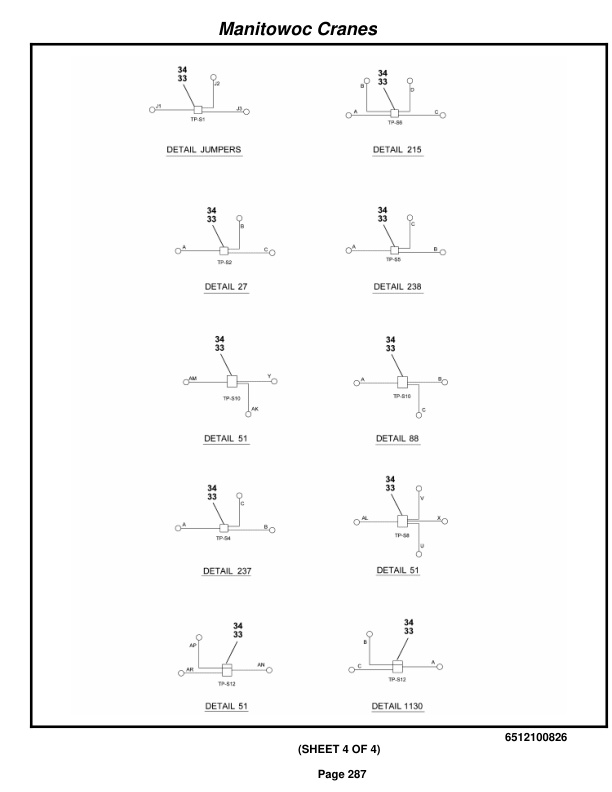 Grove RT890E Crane Parts Manual 225178 2016-2