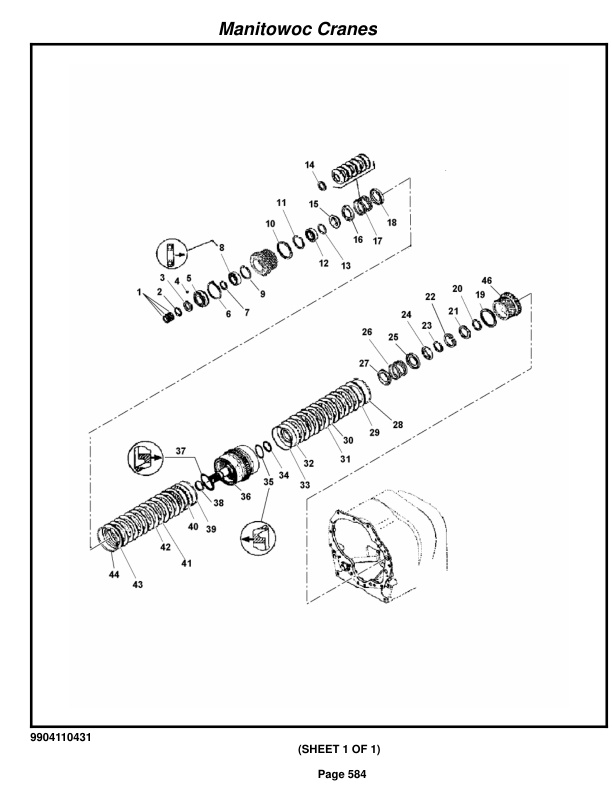Grove RT890E Crane Parts Manual 225178 2016-3