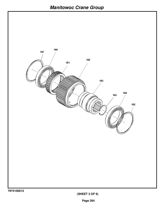 Grove RT890E Crane Parts Manual 225236 2006-2