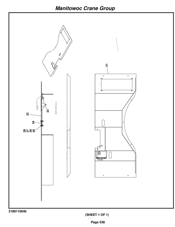 Grove RT890E Crane Parts Manual 225236 2006-3