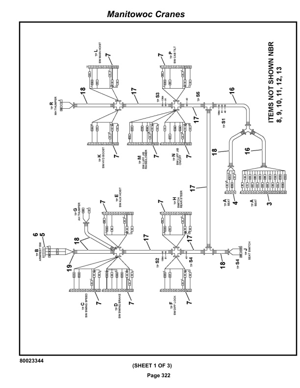 Grove RT890E Crane Parts Manual 231694 2019-2