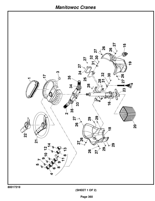 Grove RT890E Crane Parts Manual 231789 2011-2