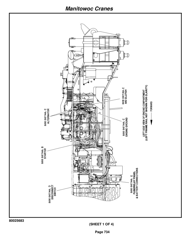 Grove RT890E Crane Parts Manual 232028 2012-3