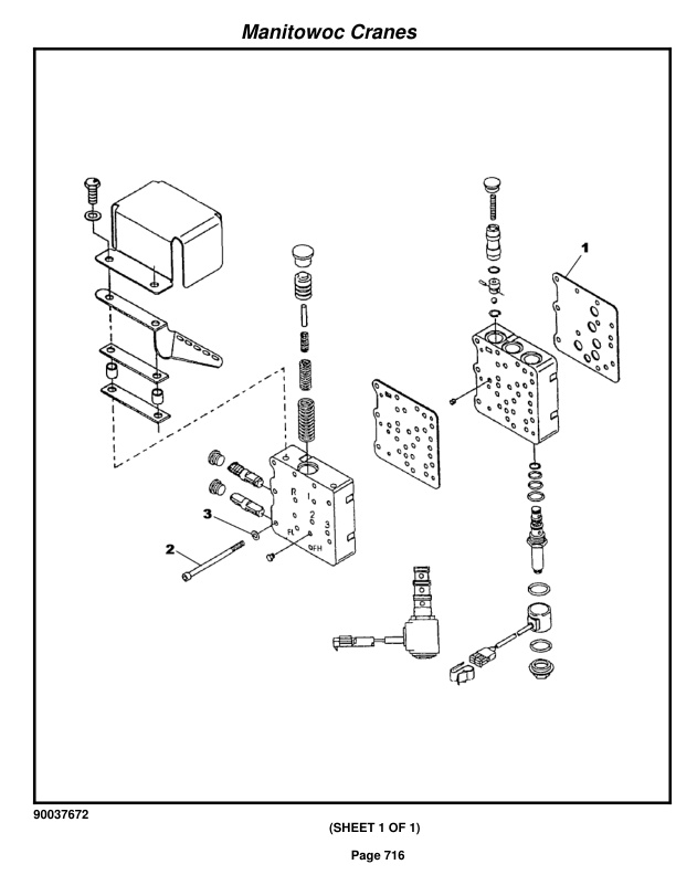 Grove RT890E Crane Parts Manual 232244 2011-3