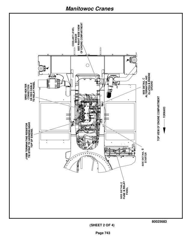 Grove RT890E Crane Parts Manual 232731 2012-3