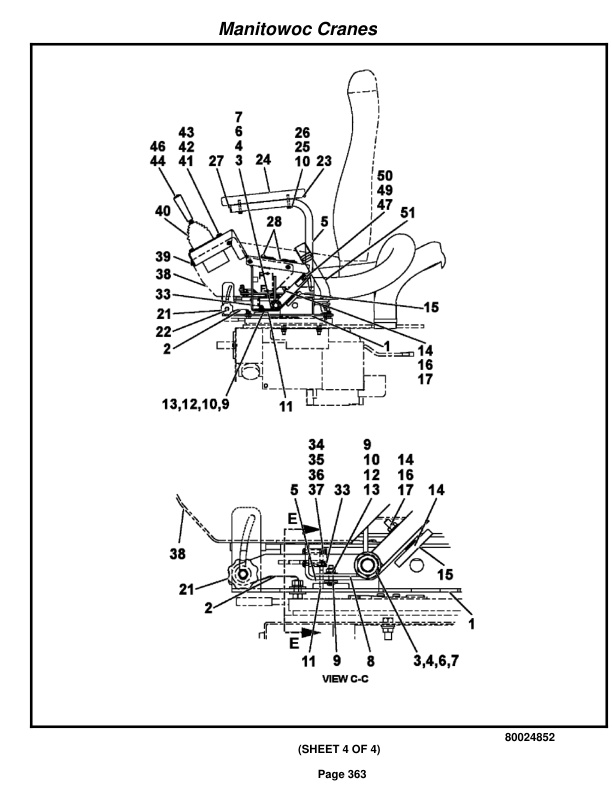 Grove RT890E Crane Parts Manual 232830 2016-2