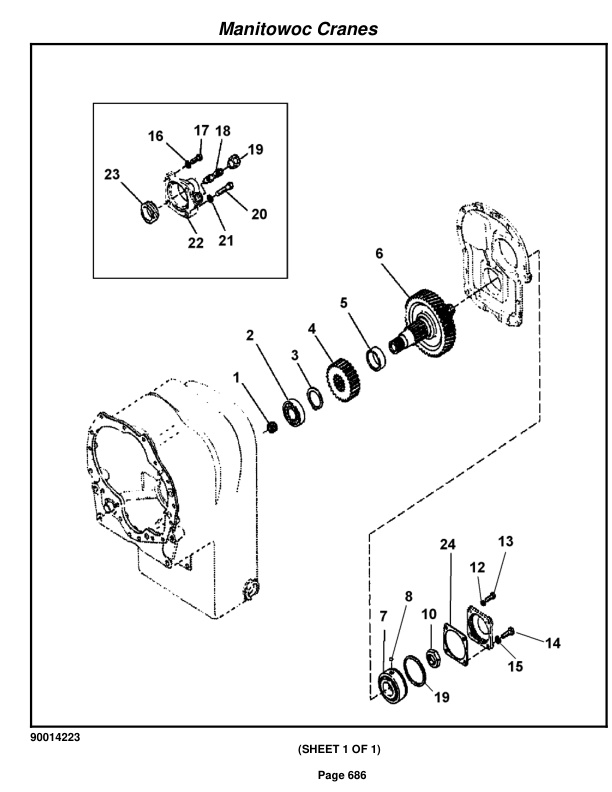 Grove RT890E Crane Parts Manual 232837 2012-3