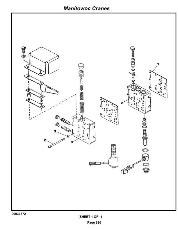 Grove RT890E Crane Parts Manual 233004 2019-3