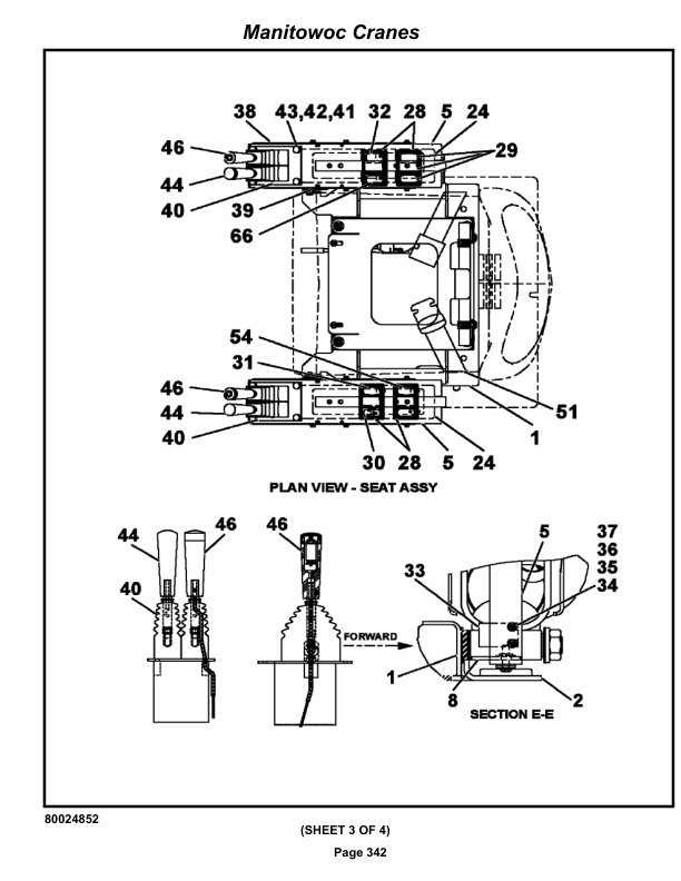 Grove RT890E Crane Parts Manual 233324 2019-2