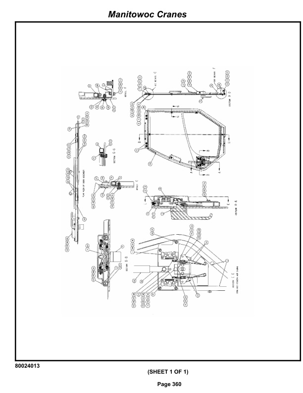 Grove RT890E Crane Parts Manual 234279 2013-2