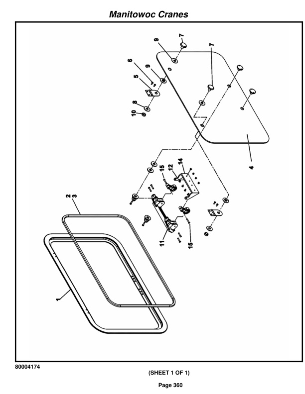 Grove RT890E Crane Parts Manual 234917 2014-2