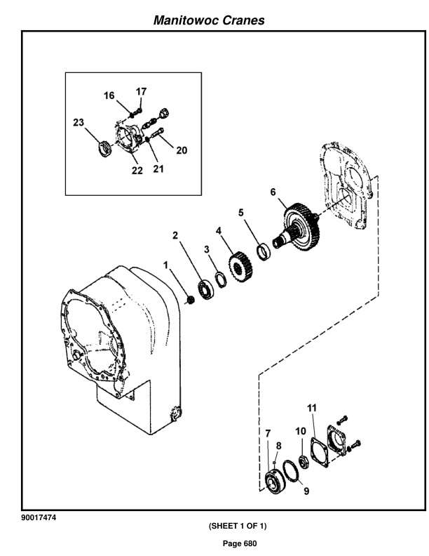 Grove RT890E Crane Parts Manual 235426 2015-3