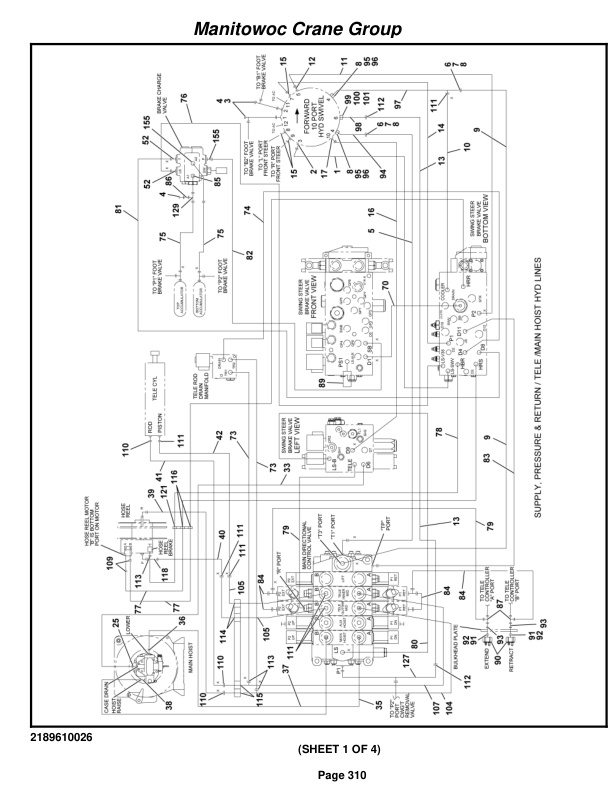 Grove RT890E3 Crane Parts Manual 225878 2007-2