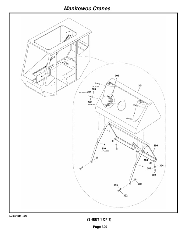 Grove RT890E3 Crane Parts Manual 225992 2016-2