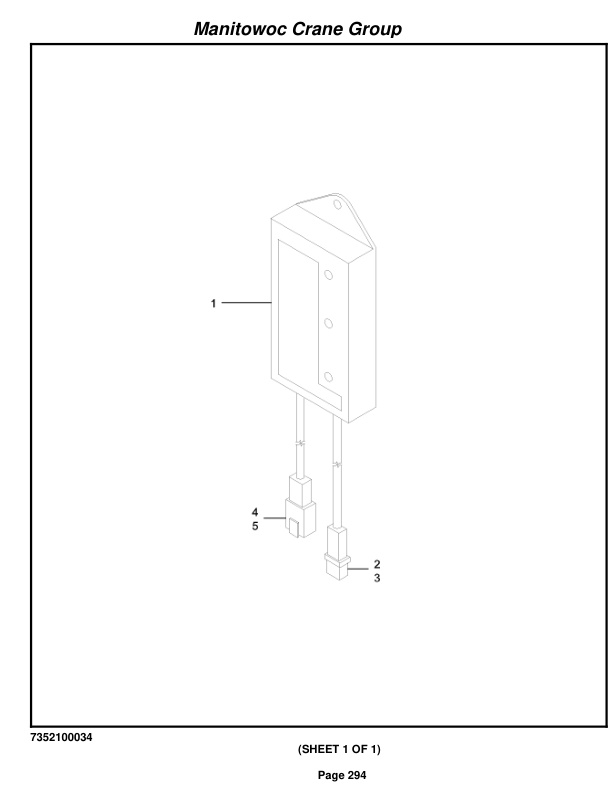 Grove RT890E3 Crane Parts Manual 226348 2007-2