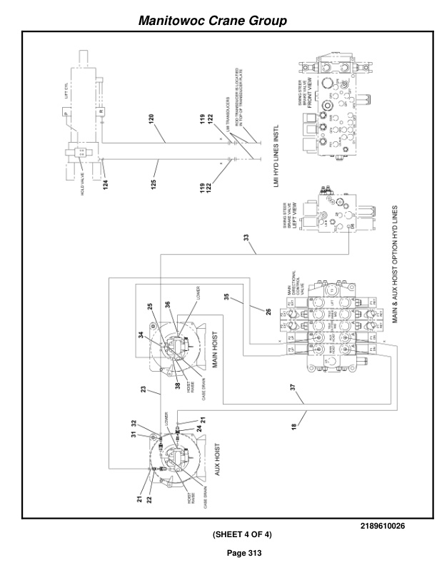 Grove RT890E3 Crane Parts Manual 227093 2008-2