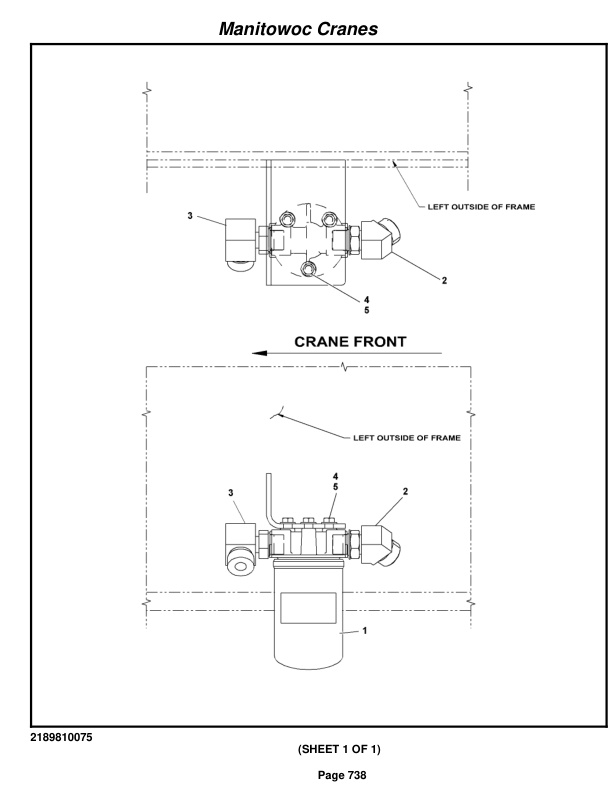 Grove RT890E3 Crane Parts Manual 231234 2010-3