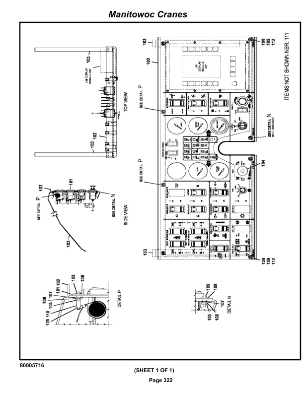 Grove RT890E3 Crane Parts Manual 231442 2019-2