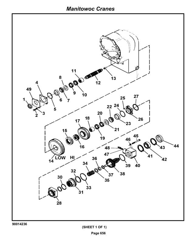 Grove RT890E3 Crane Parts Manual 231442 2019-3