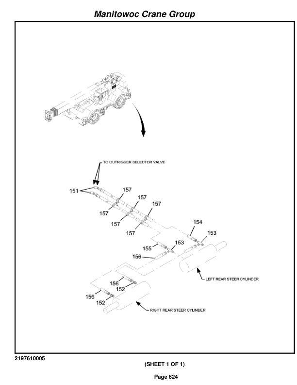 Grove RT9000E Crane Parts Manual 227170 2007-3