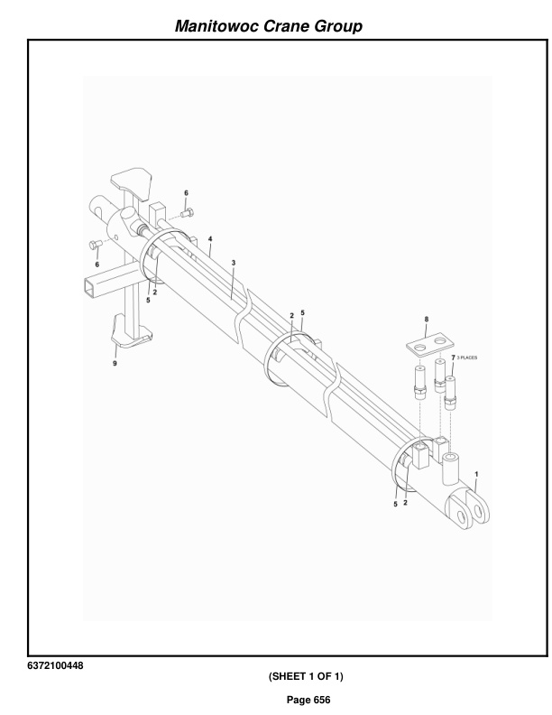 Grove RT9000E Crane Parts Manual 227931 2007-3