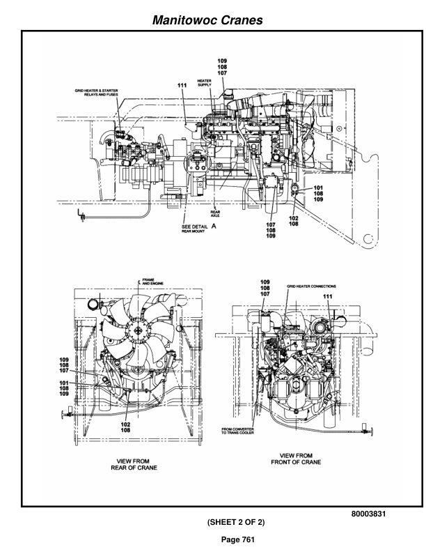 Grove RT9000E Crane Parts Manual 228883 2016-3