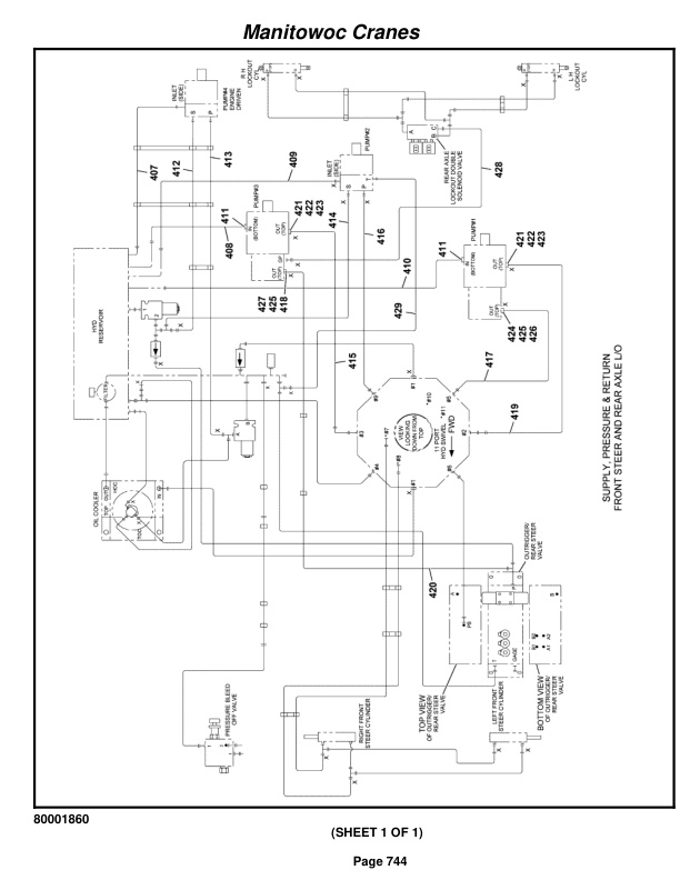 Grove RT9000E Crane Parts Manual 230468 2010-3