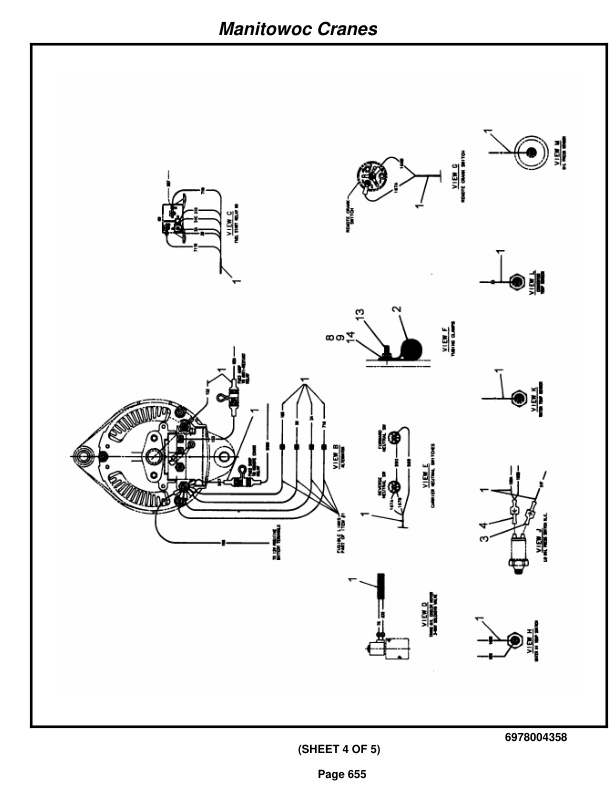 Grove RT9100 Crane Parts Manual 220355 2014-3