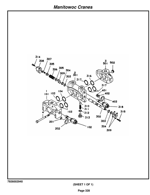 Grove RT9100 Crane Parts Manual 221713 2014-2