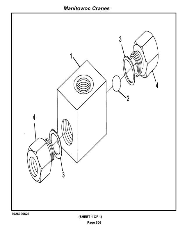 Grove RT9100 Crane Parts Manual 78085 2019-3