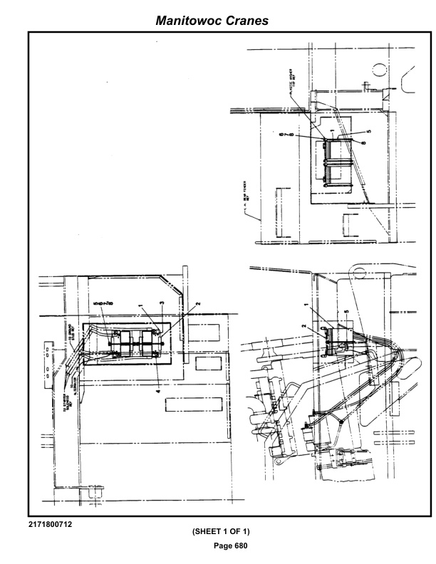 Grove RT9100 Crane Parts Manual 82230 2020-3