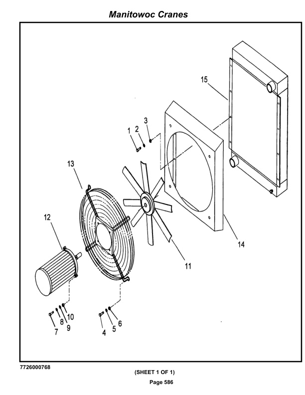 Grove RT9100 Crane Parts Manual 87485 2021-3