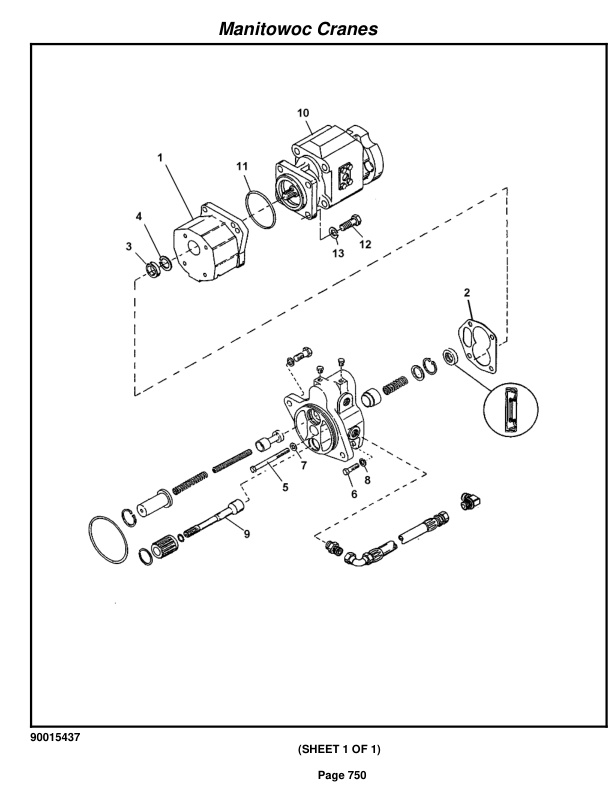 Grove RT9150E Crane Parts Manual 230883 2012-3