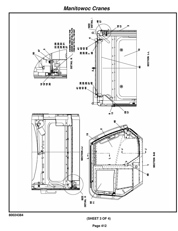 Grove RT9150E Crane Parts Manual 232090 2015-2