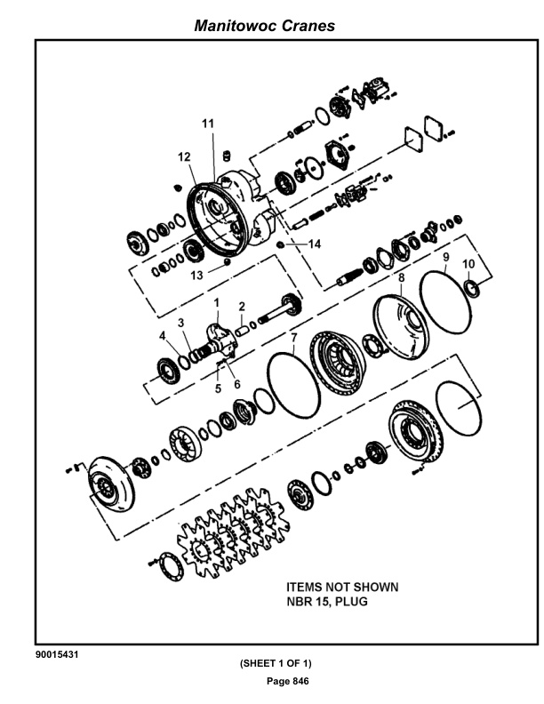 Grove RT9150E Crane Parts Manual 232129 2019-3