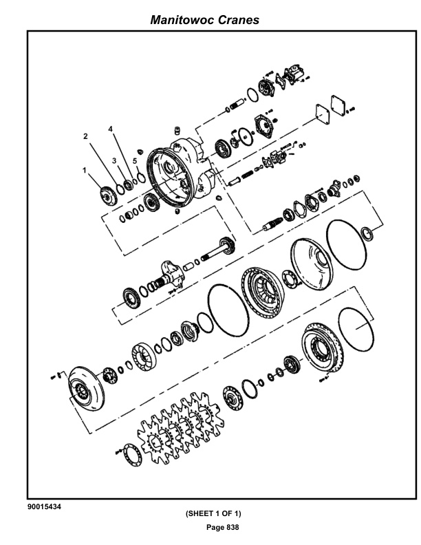 Grove RT9150E Crane Parts Manual 232386 2019-3