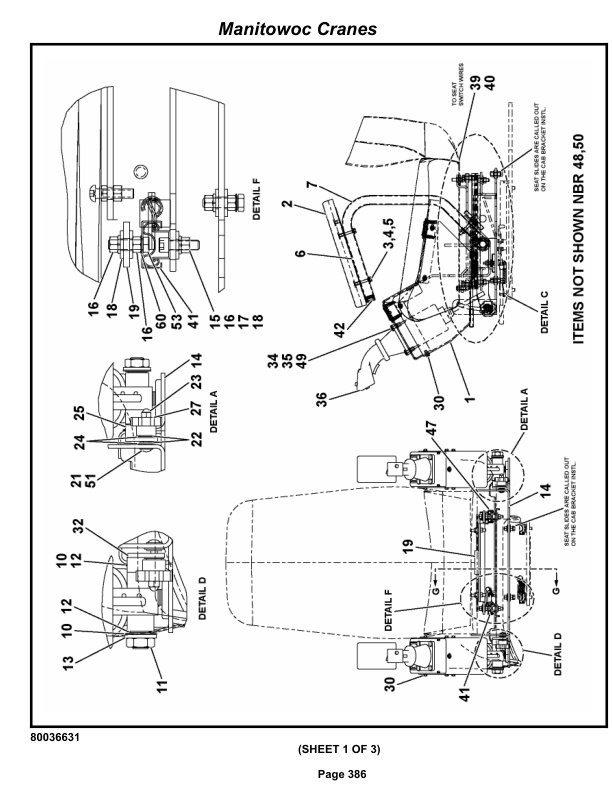 Grove RT9150E Crane Parts Manual 233619 2013-2