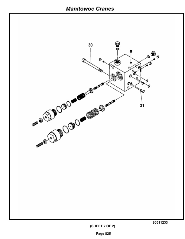 Grove RT9150E Crane Parts Manual 233642 2012-3
