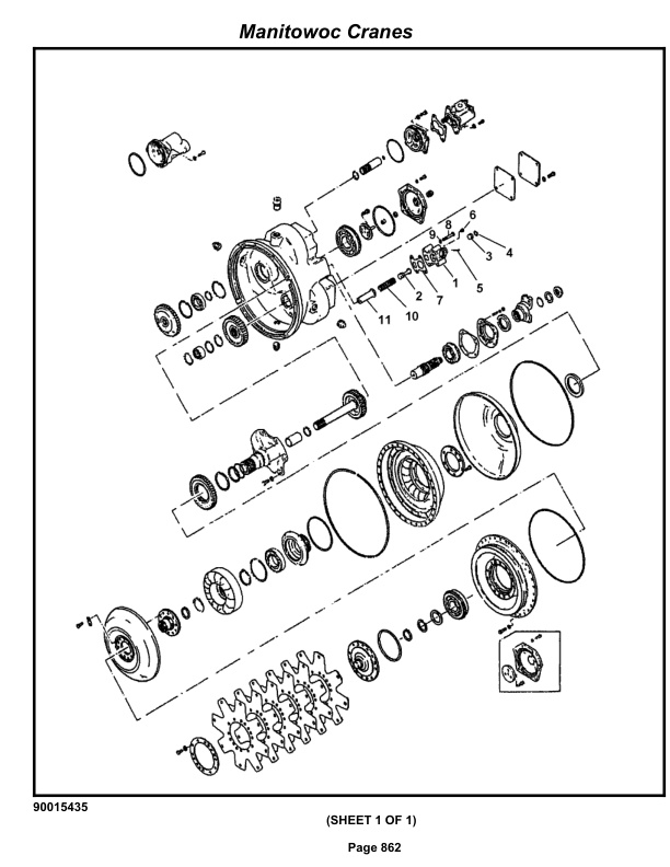 Grove RT9150E Crane Parts Manual 233867 2013-3