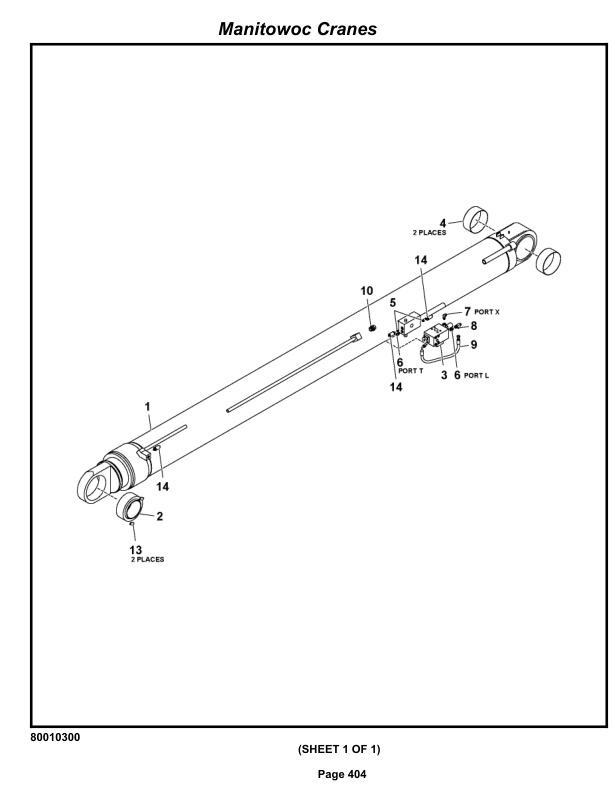 Grove RT9150E Crane Parts Manual 234267 2013-2